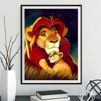 Lion 5d Diy Kits Broderie Diamant Diamond Painting MJ9232