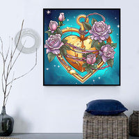 En forme de coeur 5d Diy Kits Broderie Diamant Diamond Painting MJ9997