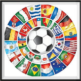 Football 5D Diy Kit Broderie Diamant Diamond Painting NA0622