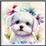 Chien - 5D Kit Broderie Diamant Diamond Painting PL9303