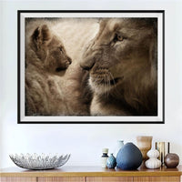 Lion 5d Diy Kits Broderie Diamant Diamond Painting PX567036