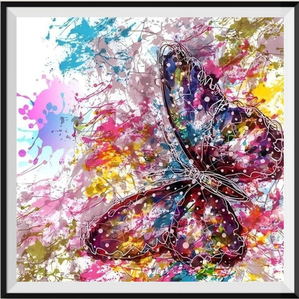 Papillon 5D Kit Broderie Diamant Diamond Painting QB5497