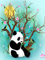 Panda 5d Diy Kits Broderie Diamant Diamond Painting SS121975891