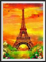 Tour Eiffel 5d Diy Kits Broderie Diamant Diamond Painting SS1674952459