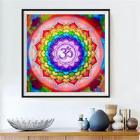 Mandala 5d Diy Kit Broderie Diamant Diamond Painting VM6005