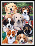 Chien 5D Kit Broderie Diamants/Diamond Painting VM9605