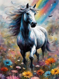 Cheval - 5D Kit Broderie Diamant Diamond Painting FL8118