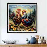 Poulet 5d Diy Kit Broderie Diamant Diamond Painting FL3257