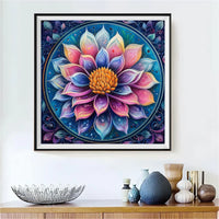 Lotus - 5D Kit Broderie Diamant Diamond Painting FL7988
