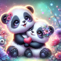 Panda 5d Diy Kits Broderie Diamant Diamond Painting FL5393