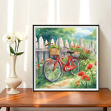 Bicyclette 5d Diy Kits Broderie Diamant Diamond Painting FL6494