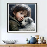 Portrait - 5D Kit Broderie Diamant Diamond Painting FL8987