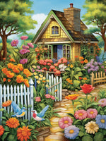 Village 5D Diy Kit Broderie Diamant Diamond Painting FL4578