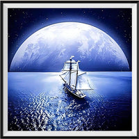 Bateau  - 5D Kit Broderie Diamant Diamond Painting VM8136