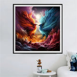 Phénix 5D Kit Broderie Diamant Diamond Painting FL7346