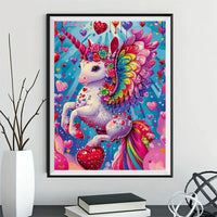 Licorne 5D Diy Kit Broderie Diamant Diamond Painting FL3540