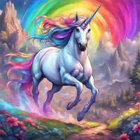 Licorne 5d Diy Kit Broderie Diamant Diamond Painting FL7557