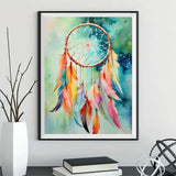 Attrape Rêves 5d Diy Kits Broderie Diamant Diamond Painting FL6066