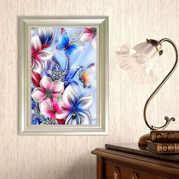 Peinture diamant thème fleurs, broderie 5D abstrai... – Grandado Peinture diamant thème fleurs, broderie 5D abstrai... – Grandado
