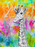 Girafe 5d Diy Kits Broderie Diamant Diamond Painting DE206790052