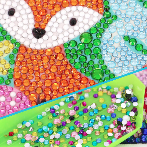Yiminu.DS 4 Kit Diamond Painting Enfants 6 7 8 9 10 11 12 Ans, 5D Diamant Painting Enfant, Peinture Diamant Petit Format Enfant, DIY Cadeau Fille, Artisanat Hibou Chien Renard Panda 15cm*15cm Yiminu.DS 4 Kit Diamond Painting Enfants 6 7 8 9 10 11 12 Ans, 5D Diamant Painting Enfant, Peinture Diamant Petit Format Enfant, DIY Cadeau Fille, Artisanat Hibou Chien Renard Panda 15cm*15cm
