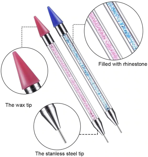 HURRISE stylo sélecteur de diamant 3 stylos de peinture diamant lumineux avec loupe pour HURRISE stylo sélecteur de diamant 3 stylos de peinture diamant lumineux avec loupe pour