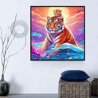 Tigre 5d Diy Kits Broderie Diamant Diamond Painting MJ1191