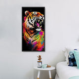 Tigre 5d Diy Kits Broderie Diamant Diamond Painting MJ1212