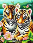 Tigre 5d Diy Kits Broderie Diamant Diamond Painting MJ1270