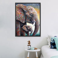 Éléphante 5d Diy Kits Broderie Diamant Diamond Painting MJ1340