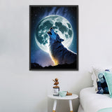 Loup 5d Diy Kits Broderie Diamant Diamond Painting MJ1439