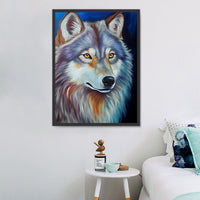 Loup 5d Diy Kits Broderie Diamant Diamond Painting MJ1475
