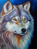 Loup 5d Diy Kits Broderie Diamant Diamond Painting MJ1475