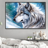 Loup 5d Diy Kits Broderie Diamant Diamond Painting MJ1491