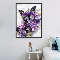 Papillon 5d Diy Kits Broderie Diamant Diamond Painting MJ1524