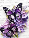 Papillon 5d Diy Kits Broderie Diamant Diamond Painting MJ1524