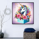 Licorne 5d Diy Kits Broderie Diamant Diamond Painting MJ1646