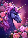 Licorne 5d Diy Kits Broderie Diamant Diamond Painting MJ1668