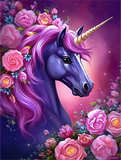 Licorne 5d Diy Kits Broderie Diamant Diamond Painting MJ1668