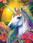 Licorne 5d Diy Kits Broderie Diamant Diamond Painting MJ1673