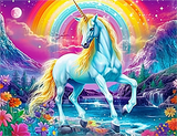 Licorne 5d Diy Kits Broderie Diamant Diamond Painting MJ1677