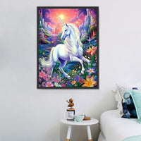 Licorne 5d Diy Kits Broderie Diamant Diamond Painting MJ1683