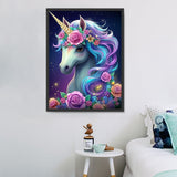 Licorne 5d Diy Kits Broderie Diamant Diamond Painting MJ1687