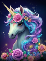 Licorne 5d Diy Kits Broderie Diamant Diamond Painting MJ1687