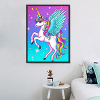 Licorne 5d Diy Kits Broderie Diamant Diamond Painting MJ1690