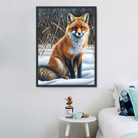 Renard 5d Diy Kits Broderie Diamant Diamond Painting MJ1786