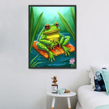 Grenouille 5d Diy Kits Broderie Diamant Diamond Painting MJ1922
