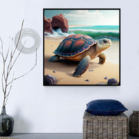 Tortue 5d Diy Kits Broderie Diamant Diamond Painting MJ1977