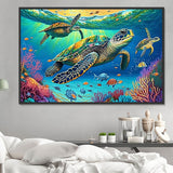 Tortue 5d Diy Kits Broderie Diamant Diamond Painting MJ1992