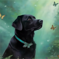 Chien 5d Diy Kits Broderie Diamant Diamond Painting MJ9001